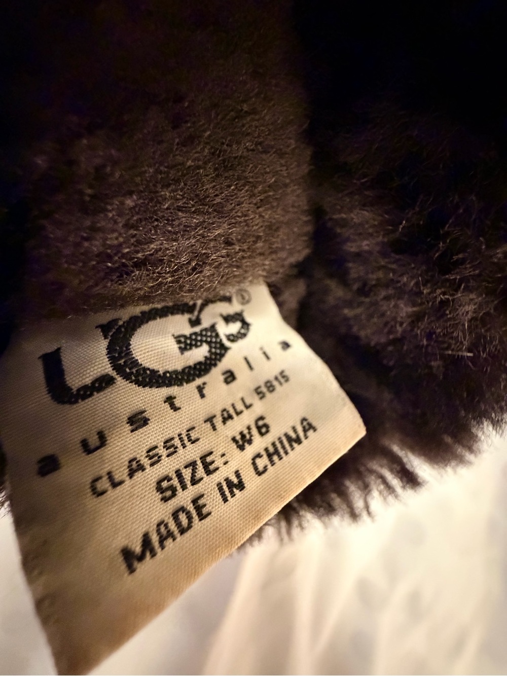 UGG Tall Brown Suede Winter Boots - Picture 3 of 7